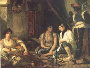 Eugene Delacroix Algerian Women in Their Appartments (mk05)